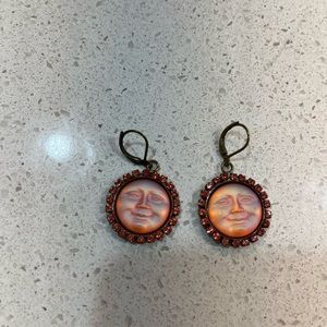 Kirks Folly Seaview Moon Leverback Earrings